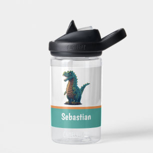 Schattige T-Rex Gelukkig Dinosaurus Tyrannosaurus Waterfles