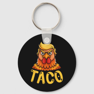 Schattige Taco Trump Piept Altijd Weg Grappig Kom  Sleutelhanger