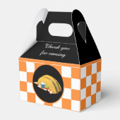 schattige taco-verzameling ingecheckt bedankdoosjes (Voorkant Zijde)
