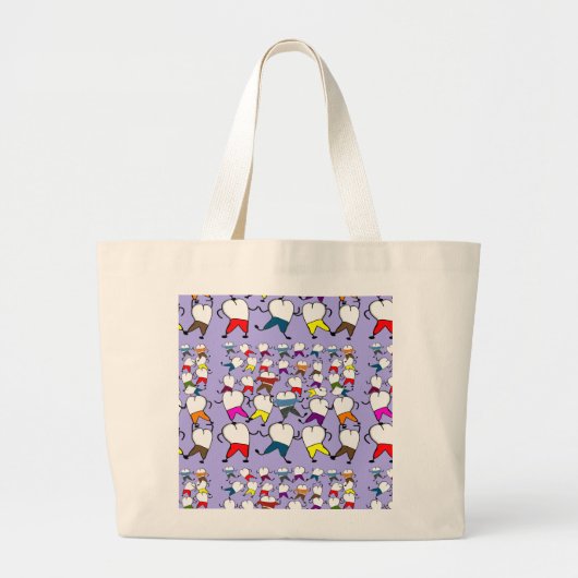 Schattige tandheelkundige Canvas tas (Voorkant)