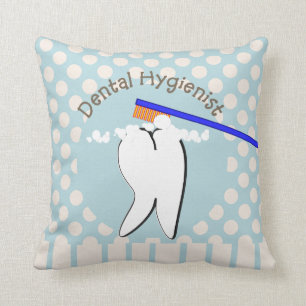 Schattige tandheelkundige Tooth Pillow 20X20" Kussen