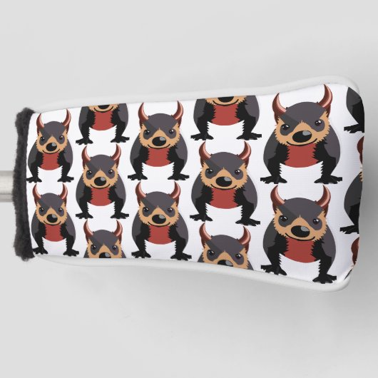 Schattige Tasmaanse duivel ontwerp Golfheadcover (Voorkant)