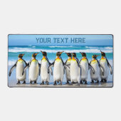 Schattige Team Penguin Funny Animal Bureaumat (Voorkant)