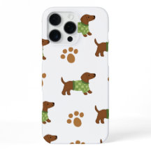 Schattige Teckel iPhone 16 Pro max hoesje