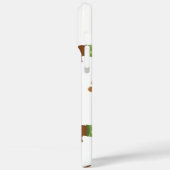 Schattige Teckel iPhone 16 Pro max hoesje (Achterkant / Links)