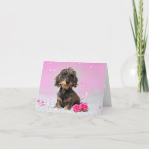 Schattige Teckel Kaart