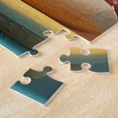 Schattige teckel met hotdog legpuzzel (Zijkant)