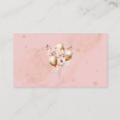 Schattige Teddy Bear Balloons Hoe groot is mama's  Informatiekaartje (Achterkant)