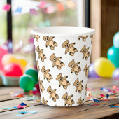Schattige Teddy Bear Pattern Kids Verjaardagsfeest Papieren Bekers