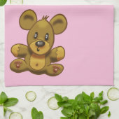 Schattige Teddy Bear Theedoek (Gevouwen)