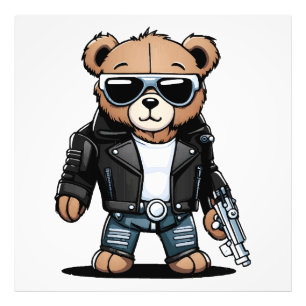 Schattige Teddy-memes Foto Afdruk