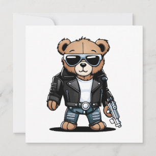 Schattige Teddy-memes Kaart