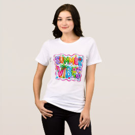 Schattige teddy zomer Tri-Blend shirt