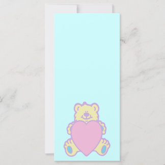 Schattige teddybeer-liefdeshart