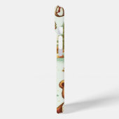  Schattige teddybeerpatroon Case-Mate iPhone Case (Achterkant / Links)