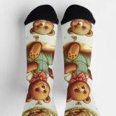  Schattige teddybeerpatroon Sokken (Top)