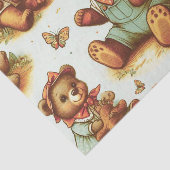  Schattige teddybeerpatroon Tissuepapier (Detail)