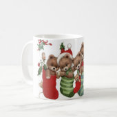 schattige teddyberen koffiemok (Voorkant links)