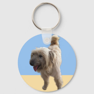 Schattige Terrier Sleutelhanger