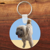 Schattige Terrier Sleutelhanger (Voorkant)