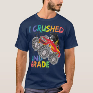Schattige Terug Naar School Grappige Monstertruck T-shirt