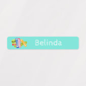 Schattige terug naar school kind naamlabels labels (Design 1)