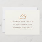 Schattige Thanksgiving Minimalistisch Kaart (Voorkant)