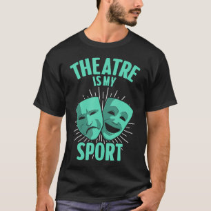 Schattige theaterkunst voor mannen vrouwen kindere t-shirt