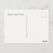 Schattige theehuis dank u gnoom briefkaart (Achterkant)