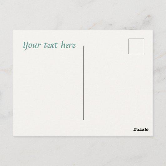 Schattige theehuis dank u gnoom briefkaart (Achterkant)