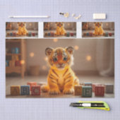 Schattige Tiger Cub Decoupage Tissue Paper Tissuepapier (Craft)