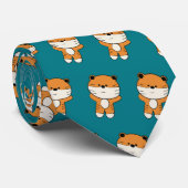 Schattige tijger stropdas (Opgerold)