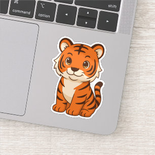 Schattige Tijgerwelp Sticker