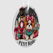 Schattige Tiny Dog Ornament (voorkant)
