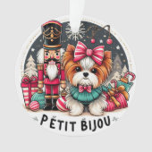 Schattige Tiny Dog Ornament (voorkant)
