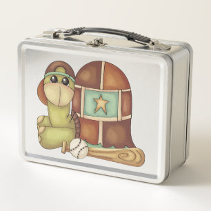 Schattige Tommy Turtle Stainless Steel Lunch Box