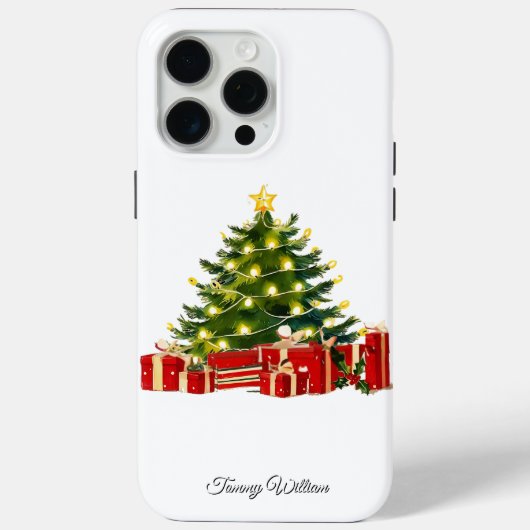 Schattige  Traditioneel Elegant Vrolijk Kerstfeest Case-Mate iPhone Case (Achterkant)