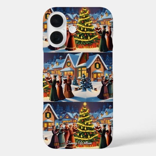 Schattige  Traditioneel Elegant Vrolijk Kerstfeest Case-Mate iPhone Case (Achterkant)