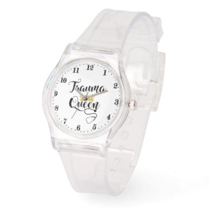 Schattige Trauma Queen Nurse woordkunst Horloge