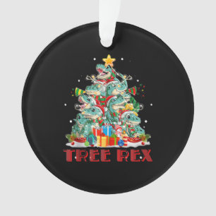 Schattige Tree Rex T Rex Dinosaurus Kerstboom Lich Ornament