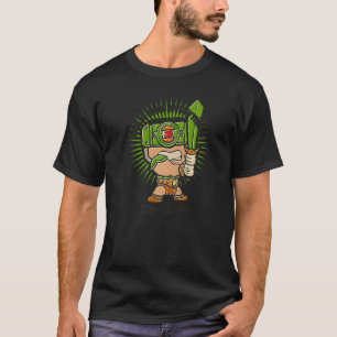 Schattige Tri Klops Hij Man Speelgoed 1980 T-shirt