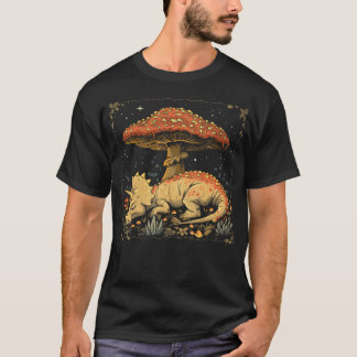 Schattige Triceratops Dinosaur Cottagecore Estheti T-shirt
