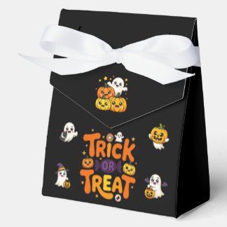 Schattige Trick or Treat Halloween Favor Doos 3 Bedankdoosjes