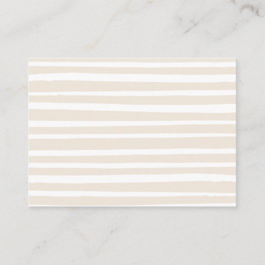 Schattige tropisch oerwoud Baby shower luier loter Informatiekaartje (Achterkant)