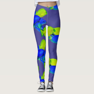 Schattige tropische vis leggings