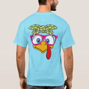 Schattige Turkije Happy Thanksgiving Holiday T-shirt