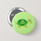 Schattige Turtle Accessoire Button voor Kleding (Voorkant /achterkant)