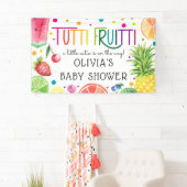 Schattige Tutti Fruitti-Baby shower Spandoek (Insitu)