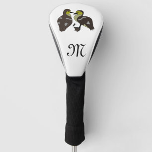 Schattige Twin Baby Ducking Huddling Cartoon Golfheadcover