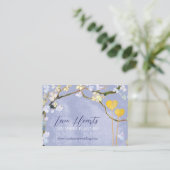 Schattige Two Hearts Wedding Planner Visitekaartje (Staand voorkant)
